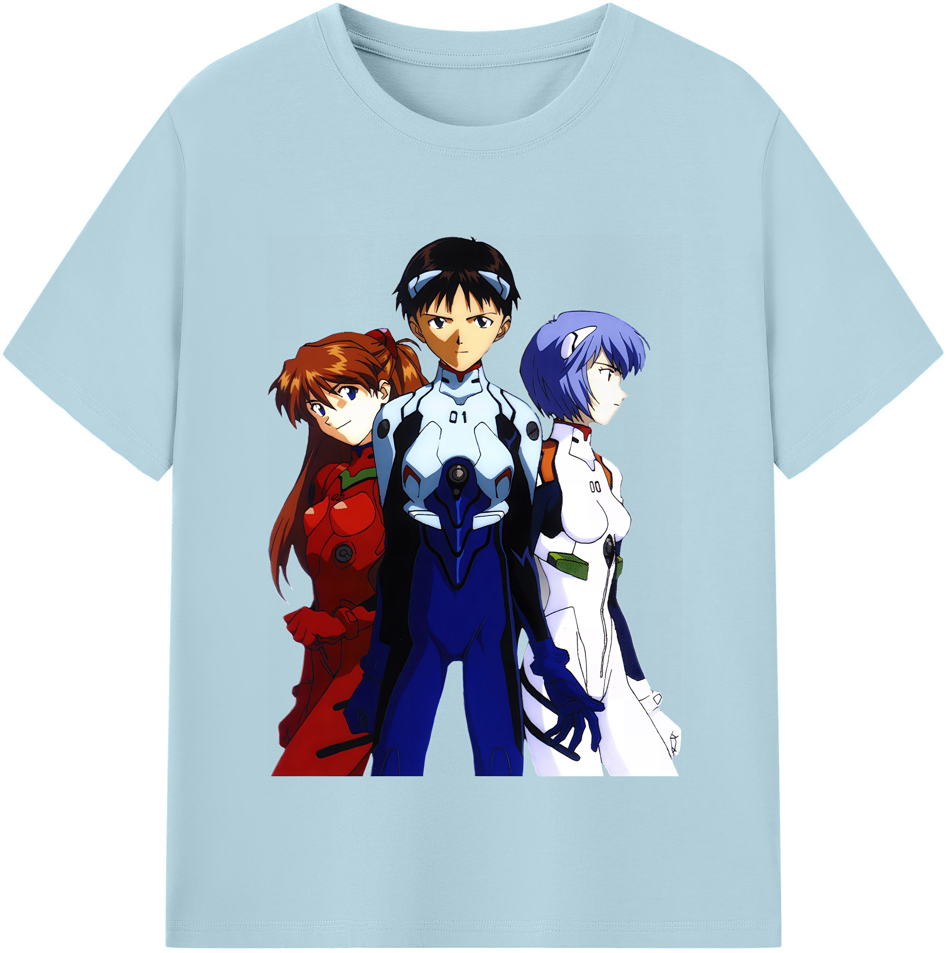 （画像用） EVA 新世紀エヴァンゲリオン 綿100％半袖Tシャツ（フロントプリント）